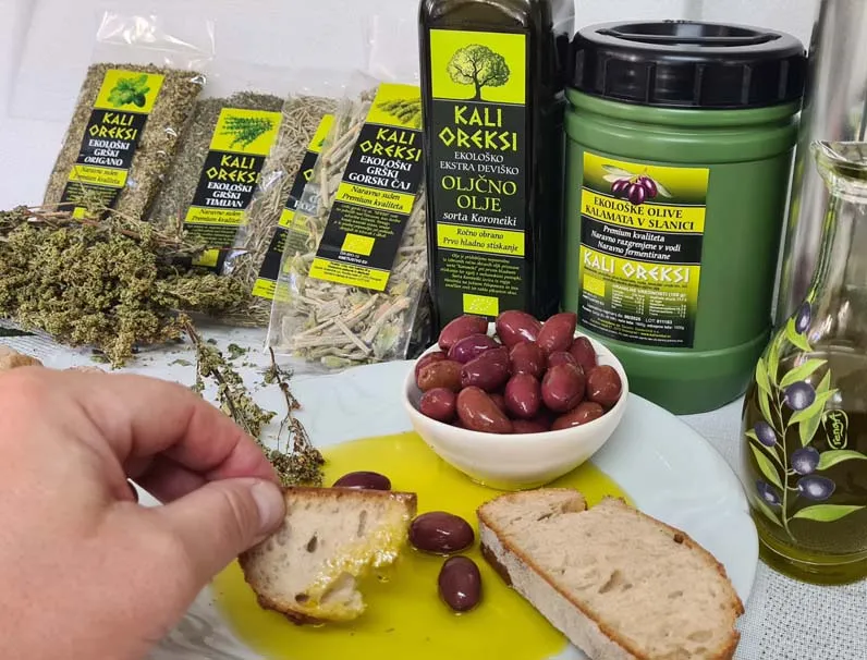 Degustacija ekstra deviškega olivnega olja Kali Oreksi